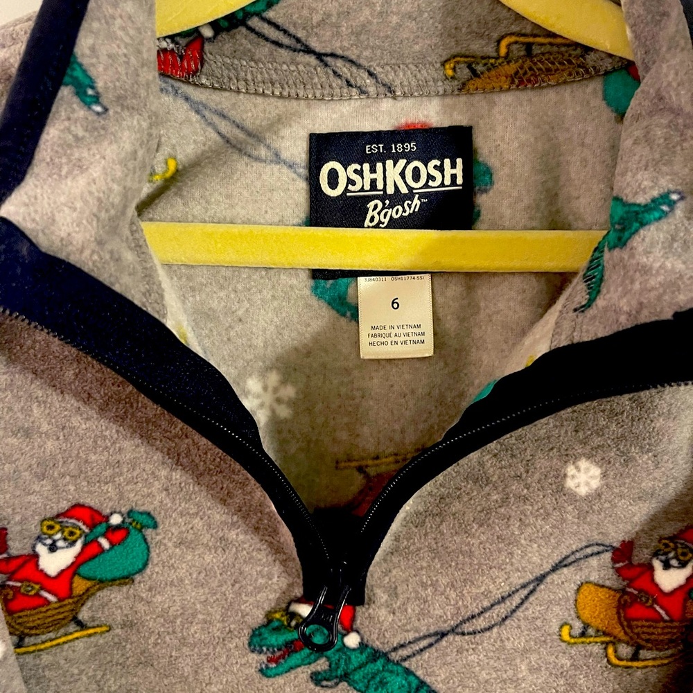Boys Osh Kosh half zip fleece